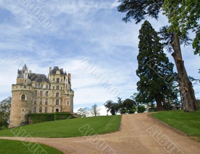 Majestic castle de Brissac