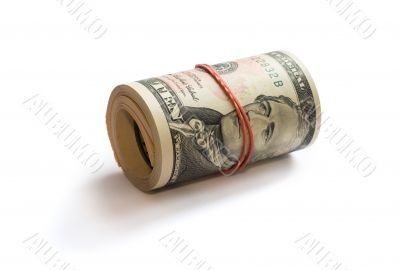 A roll of dollars