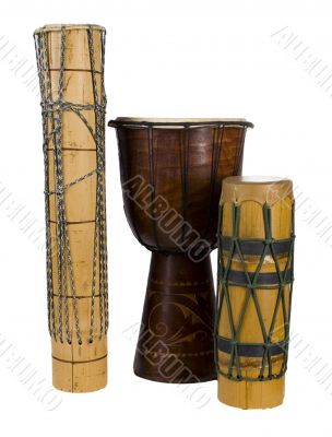 group  exotic african drums