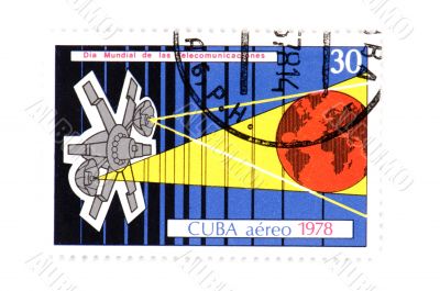 Cuban stamp macro