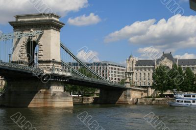 Chain Bridge of Budapest, Hungary