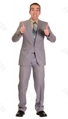 Excited Businessman