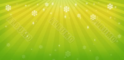 Green Christmas background