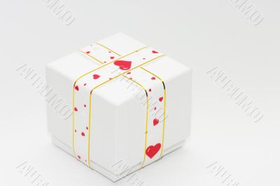 gift wrapped with ribbon