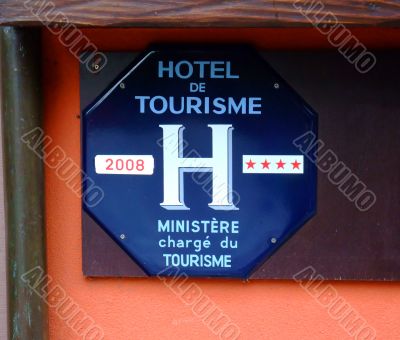 Four stars classification of a french hotel