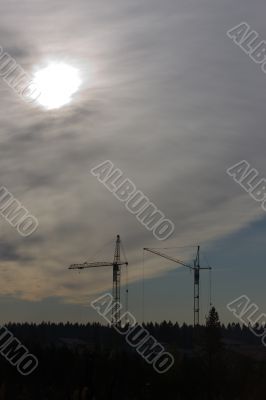 construction in suburb