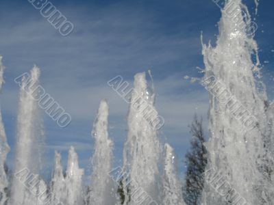 water fountain flowing water fountain flowing