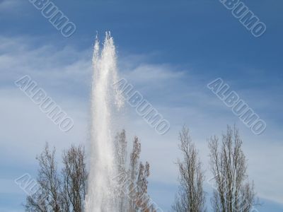 water fountain flowing water fountain flowing
