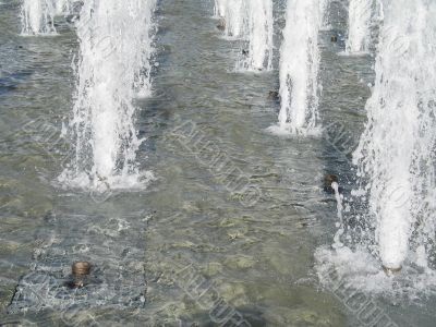 water fountain flowing water fountain flowing