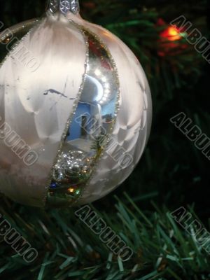 Christmas-tree decoration on a fur-tree.