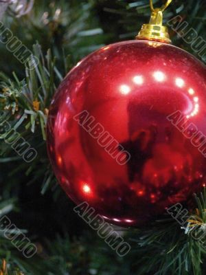 Christmas-tree decoration on a fur-tree.