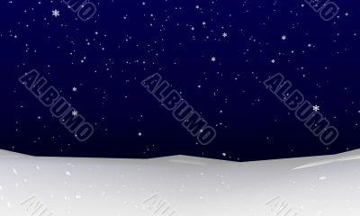 Abstract Snowfall Background 2