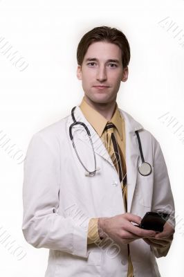 Young man doctor