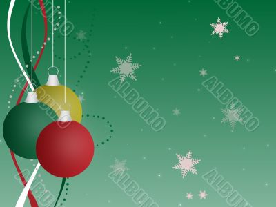 Christmas Ornament Background