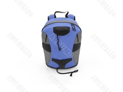 Blue rucksack