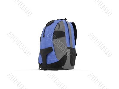 Blue rucksack