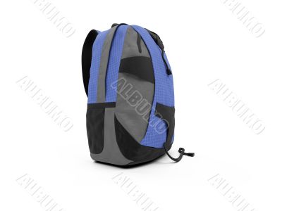 Blue rucksack