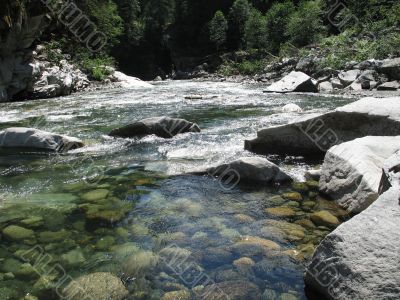 small green water river