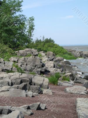 seascape at low tides