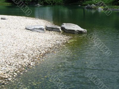 small green water river