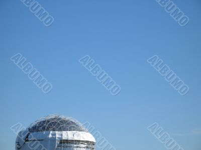 dome under construction dome under construction