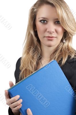 Beautiful blonde businesswoman