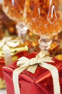 Colorful Christmas gifts