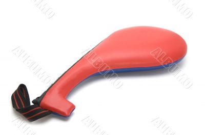 target for punch on white background