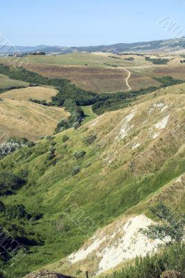 Landscape near Volterra (Tuscany)