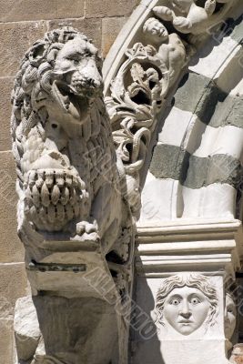 Lucca (Tuscany) - Detail of San Giusto church