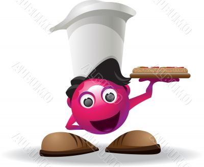 pizza mascot pizza mascot