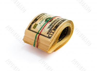 A roll of dollars