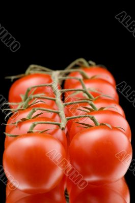 Ripe tomato macro