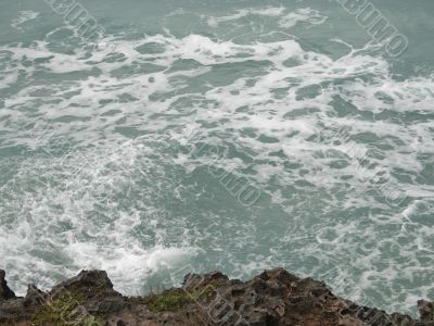 wave crashing on a cliff wave crashing on a cliff