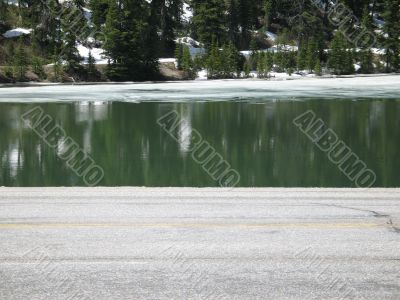 lake by the road lake by the road