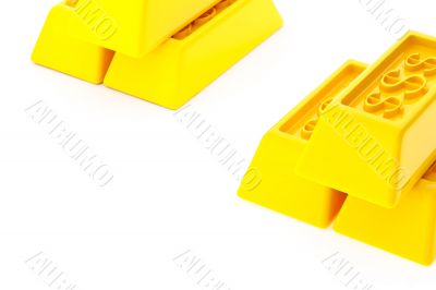 Shiny gold ingots Shiny gold ingots