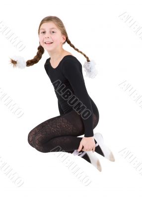 Jumping girl