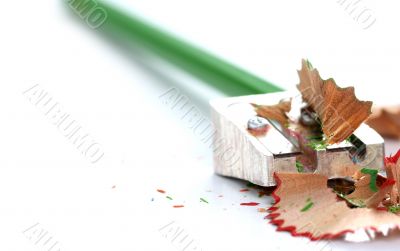 Pencils and sharpener