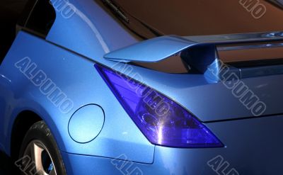 Car view from the back