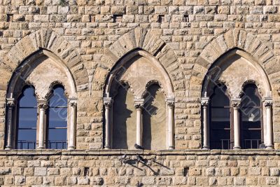 Volterra (Pisa) - Three mullioned windows