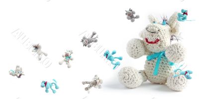 Cows-toys from a wool Cows-toys from a wool