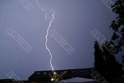 Thunderstorm in the Netherlands