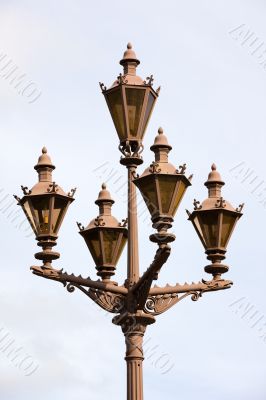 The Petersburg`s streetlamp