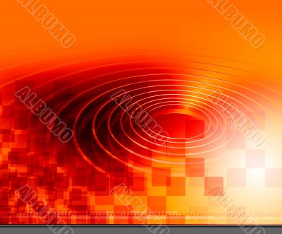Orange Ring Background Texture