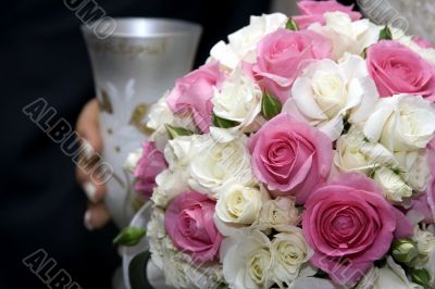 Romantic wedding bouquet