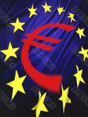 European Union Flag  Euro Symbol