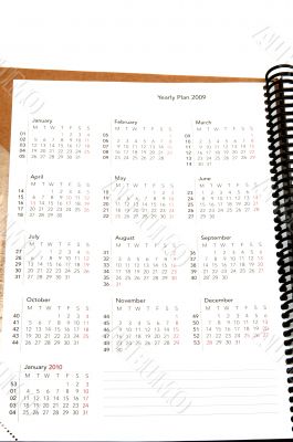 Day Planner close up