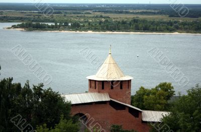 Nizhniy Novgorod. The Volga river