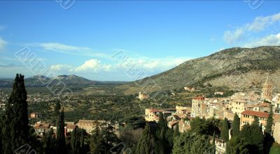 Tivoli. A sight from the castle wall