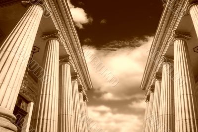 Greek pillars Greek pillars
